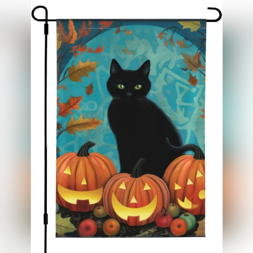 Black cat flag